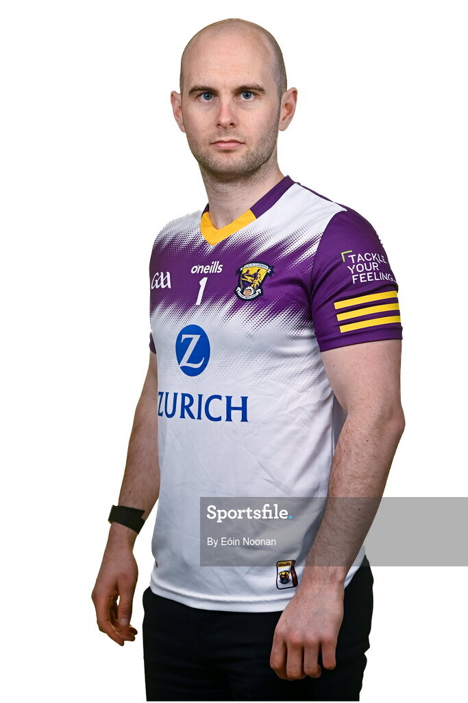 6 March 2023; Mark Fanning during a Wexford hurling squad portrait session at Wexford GAA Centre of Excellence in Ferns, Wexford. Photo by Eóin Noonan/Sportsfile