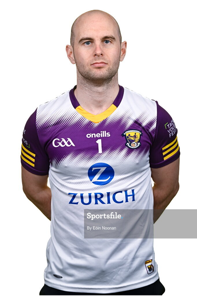6 March 2023; Mark Fanning during a Wexford hurling squad portrait session at Wexford GAA Centre of Excellence in Ferns, Wexford. Photo by Eóin Noonan/Sportsfile