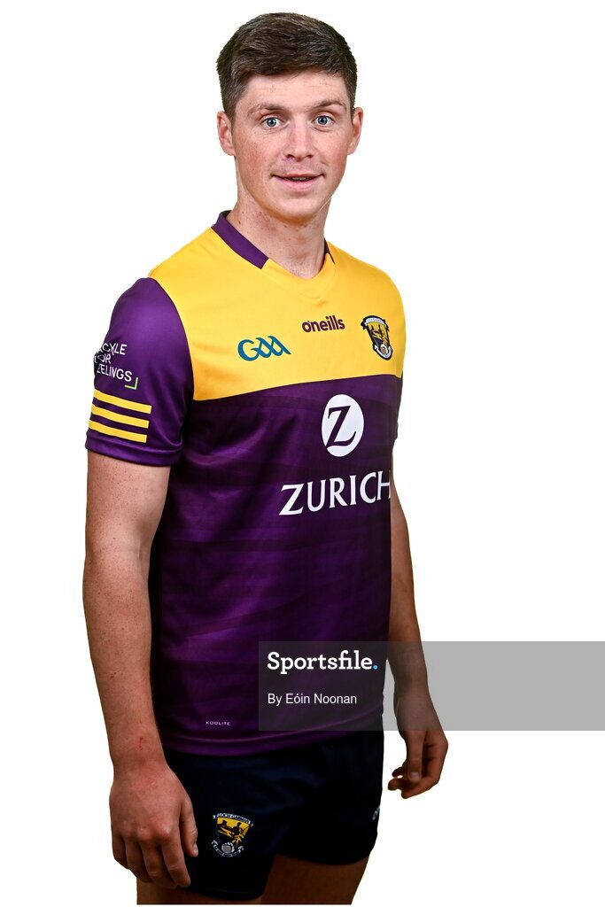6 March 2023; Conor McDonald during a Wexford hurling squad portrait session at Wexford GAA Centre of Excellence in Ferns, Wexford. Photo by Eóin Noonan/Sportsfile