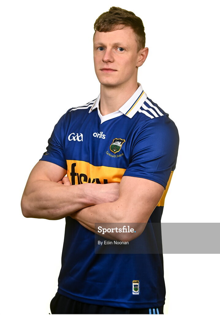 11 March 2023; Bryan O'Mara during a Tipperary hurling squad portrait session at Semple Stadium in Thurles, Tipperary. Photo by Eóin Noonan/Sportsfile