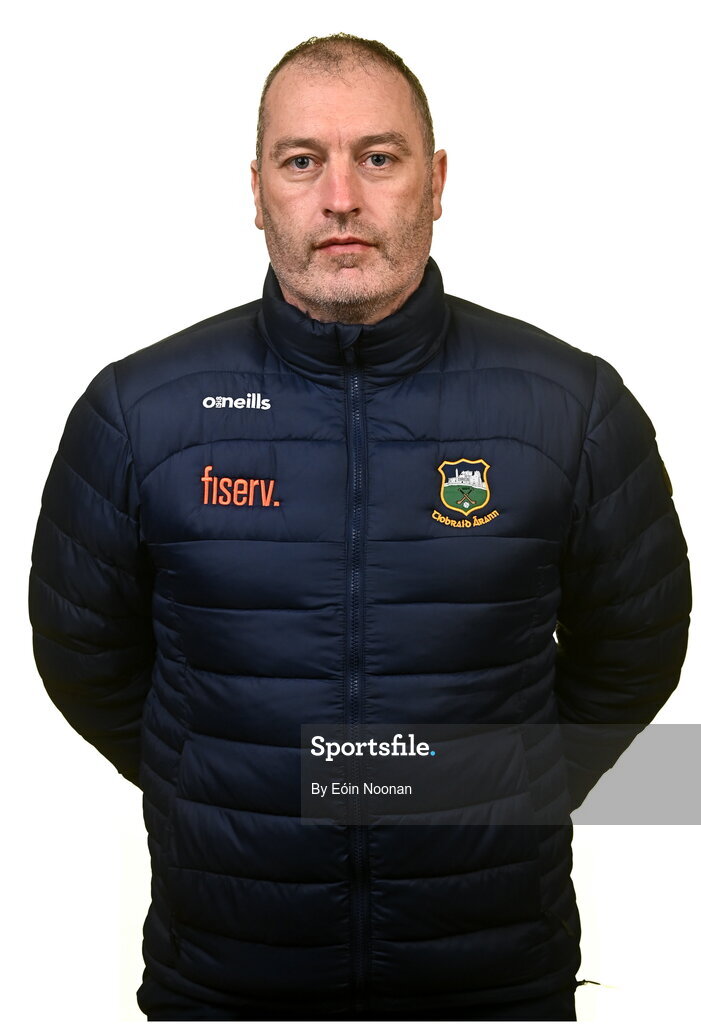 11 March 2023; Manager Liam Cahill during a Tipperary hurling squad portrait session at Semple Stadium in Thurles, Tipperary. Photo by Eóin Noonan/Sportsfile