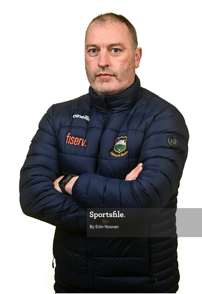 11 March 2023; Manager Liam Cahill during a Tipperary hurling squad portrait session at Semple Stadium in Thurles, Tipperary. Photo by Eóin Noonan/Sportsfile