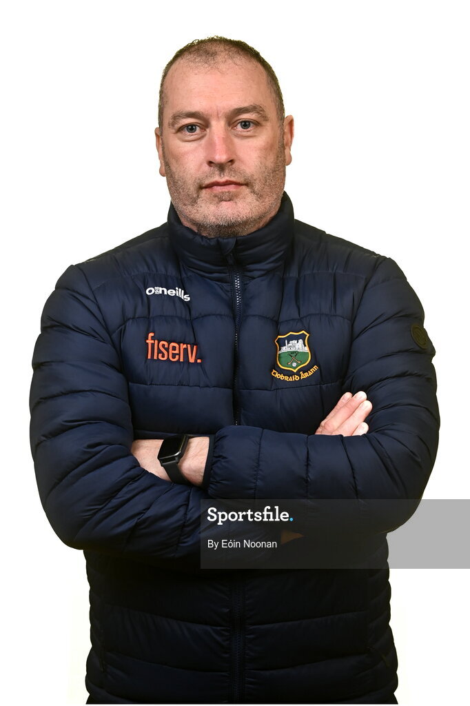 11 March 2023; Manager Liam Cahill during a Tipperary hurling squad portrait session at Semple Stadium in Thurles, Tipperary. Photo by Eóin Noonan/Sportsfile