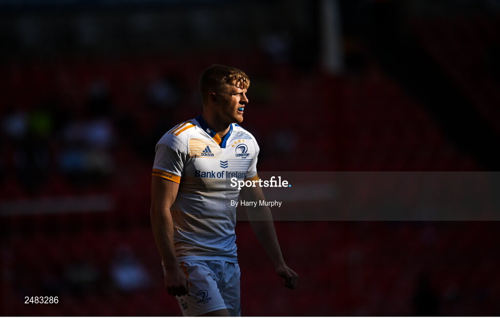 15 April 2023; Tommy O'Brien of Leinster during the United Rugby Championship match between Emirates Lions and Leinster at Emirates Airlines Park in Johannesburg, South Africa. Photo by Harry Murphy/Sportsfile
