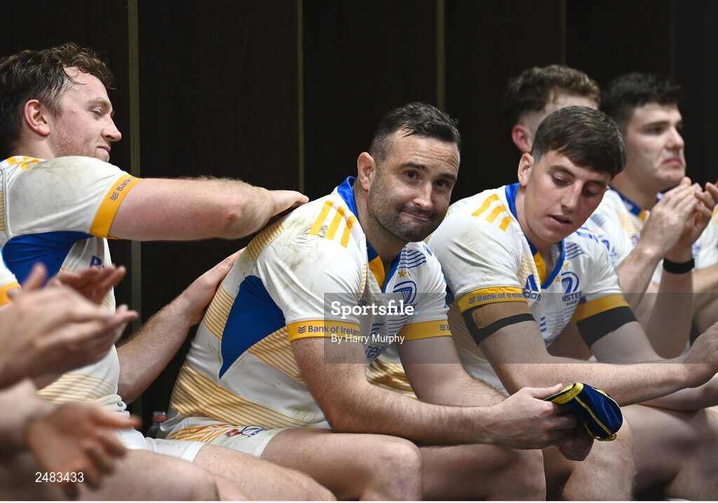 15 April 2023; Dave Kearney of Leinster after making his 150th appearance in the United Rugby Championship match between Emirates Lions and Leinster at Emirates Airlines Park in Johannesburg, South Africa. Photo by Harry Murphy/Sportsfile