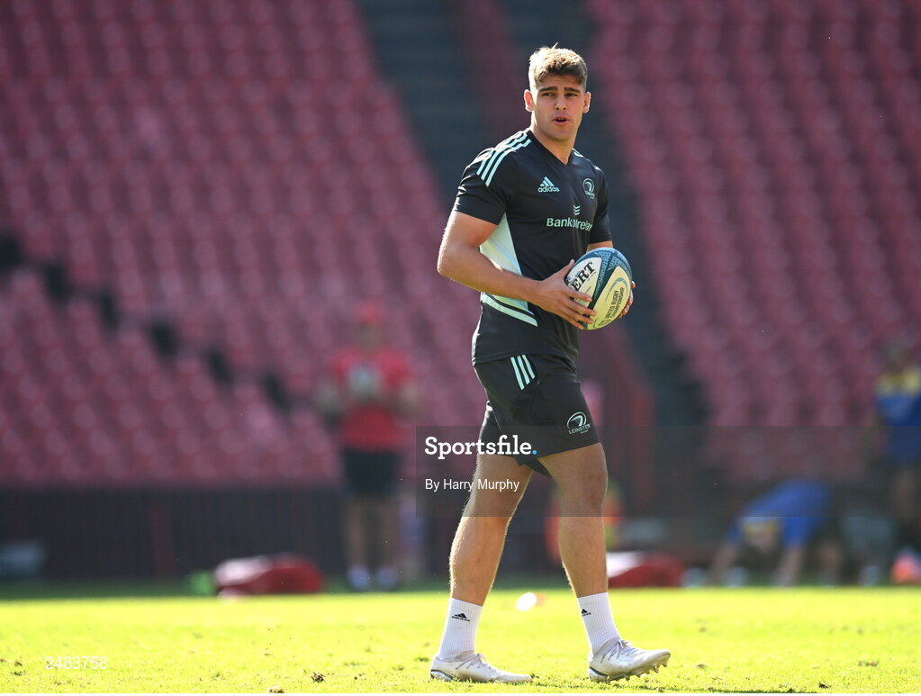 15 April 2023; Aitzol King of Leinster during the United Rugby Championship match between Emirates Lions and Leinster at Emirates Airlines Park in Johannesburg, South Africa. Photo by Harry Murphy/Sportsfile