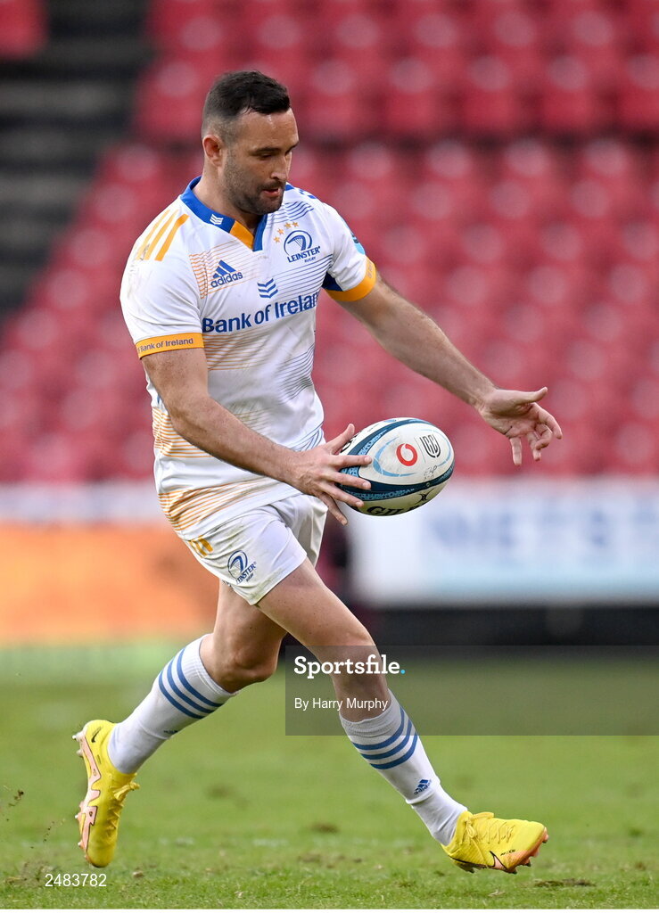 15 April 2023; Dave Kearney of Leinster during the United Rugby Championship match between Emirates Lions and Leinster at Emirates Airlines Park in Johannesburg, South Africa. Photo by Harry Murphy/Sportsfile