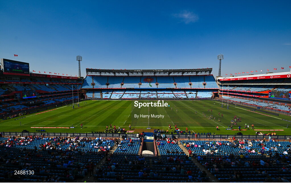 22 April 2023; A general view inside the stadium before the United Rugby Championship match between Vodacom Bulls and Leinster at Loftus Versfeld Stadium in Pretoria, South Africa. Photo by Harry Murphy/Sportsfile