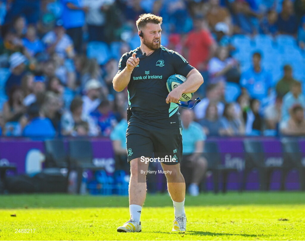 22 April 2023; Leinster contact skills coach Sean O'Brien before the United Rugby Championship match between Vodacom Bulls and Leinster at Loftus Versfeld Stadium in Pretoria, South Africa. Photo by Harry Murphy/Sportsfile