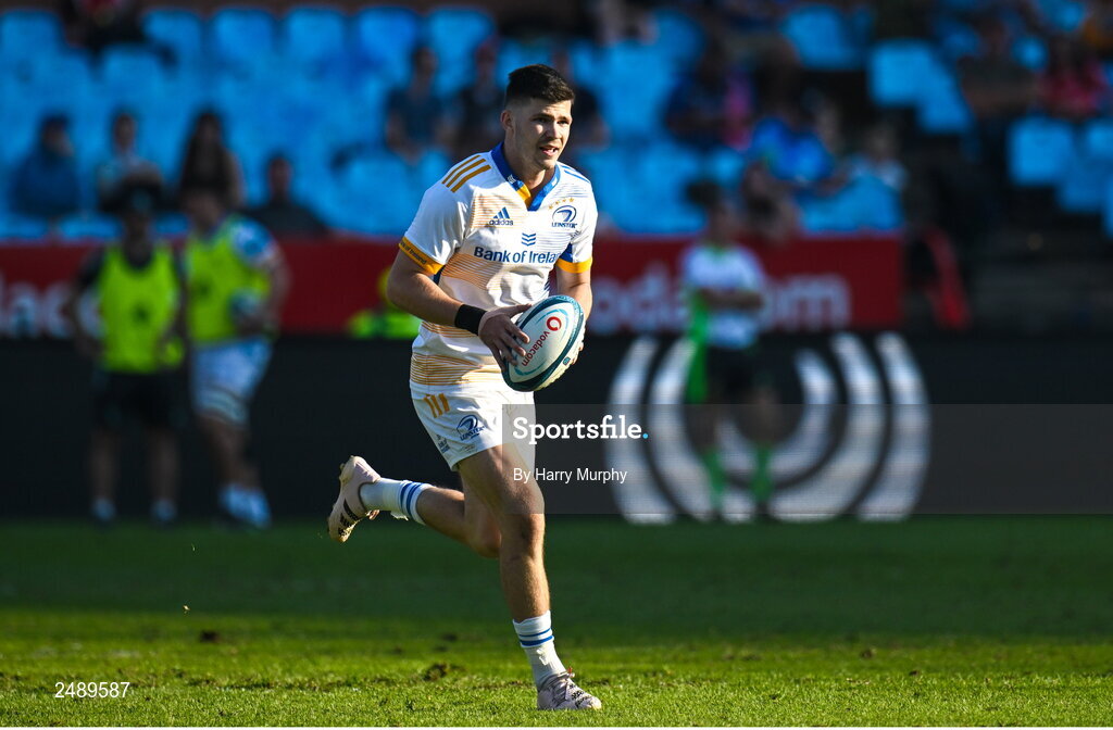 22 April 2023; Chris Cosgrave of Leinster during the United Rugby Championship match between Vodacom Bulls and Leinster at Loftus Versfeld Stadium in Pretoria, South Africa. Photo by Harry Murphy/Sportsfile