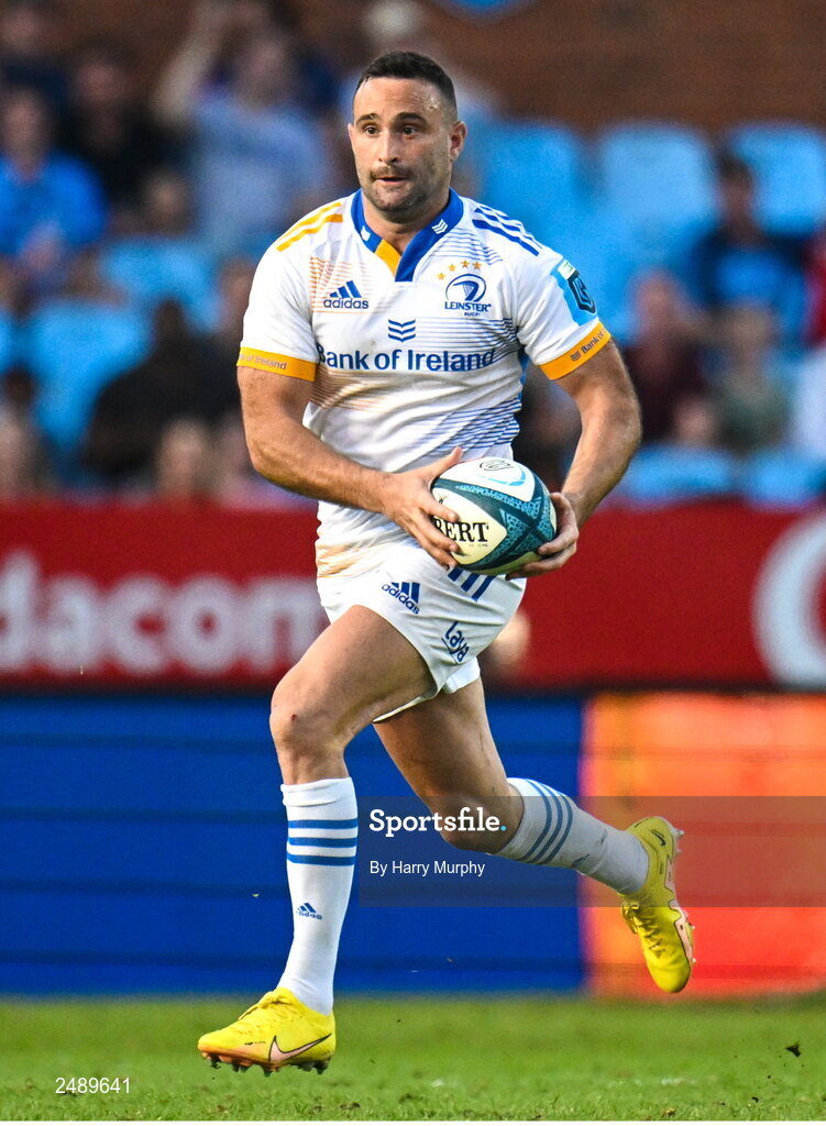 22 April 2023; Dave Kearney of Leinster during the United Rugby Championship match between Vodacom Bulls and Leinster at Loftus Versfeld Stadium in Pretoria, South Africa. Photo by Harry Murphy/Sportsfile