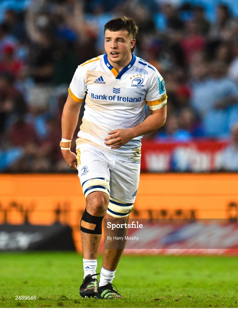 22 April 2023; Liam Molony of Leinster during the United Rugby Championship match between Vodacom Bulls and Leinster at Loftus Versfeld Stadium in Pretoria, South Africa. Photo by Harry Murphy/Sportsfile