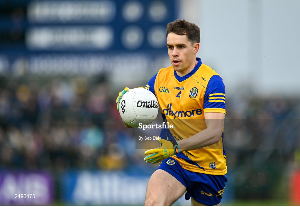 23 April 2023; David Murray of Roscommon during the Connacht GAA Football Senior Championship Semi-Final match between Roscommon and Galway at Dr Hyde Park in Roscommon. Photo by Seb Daly/Sportsfile