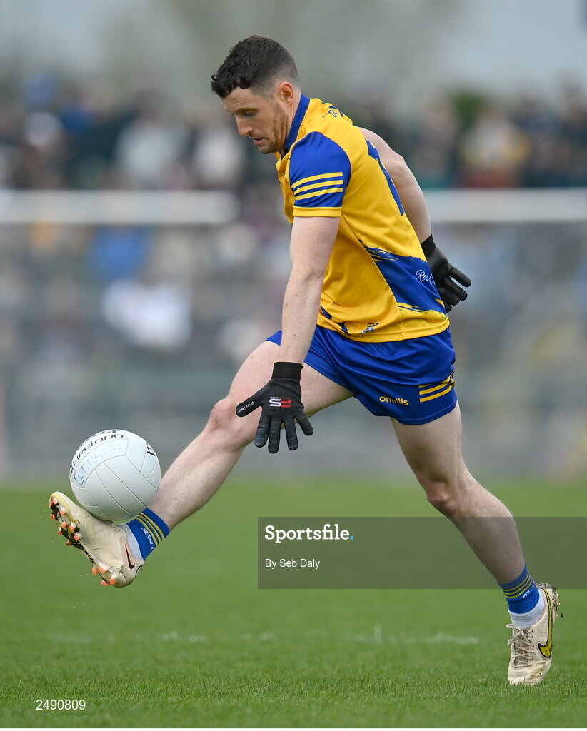 23 April 2023; Ciaráin Murtagh of Roscommon during the Connacht GAA Football Senior Championship Semi-Final match between Roscommon and Galway at Dr Hyde Park in Roscommon. Photo by Seb Daly/Sportsfile