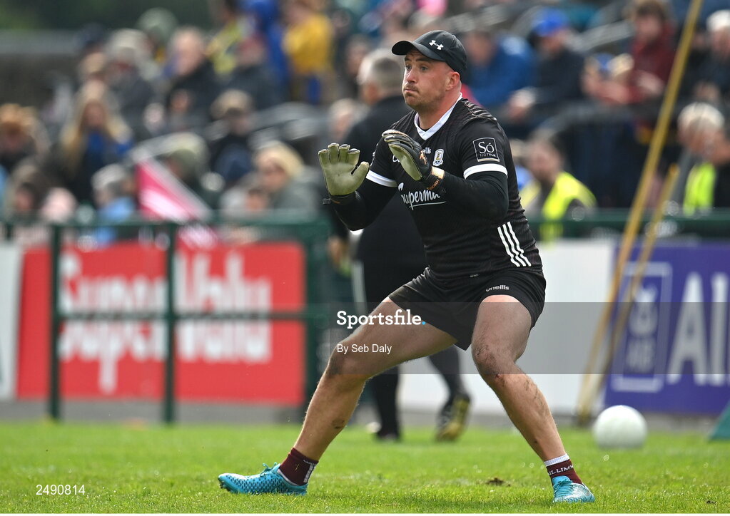 23 April 2023; Galway goalkeeper Bernie Power before the Connacht GAA Football Senior Championship Semi-Final match between Roscommon and Galway at Dr Hyde Park in Roscommon. Photo by Seb Daly/Sportsfile