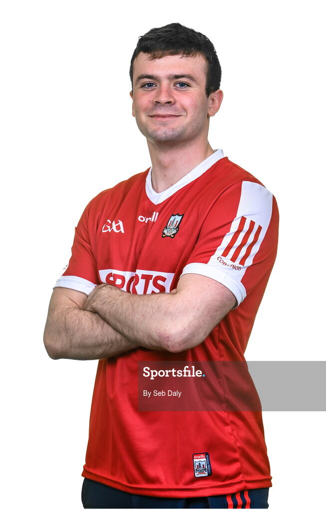 17 April 2023; Sam Quirke during a Cork hurling squad portraits session at Páirc Uí Chaoimh in Cork. Photo by Seb Daly/Sportsfile