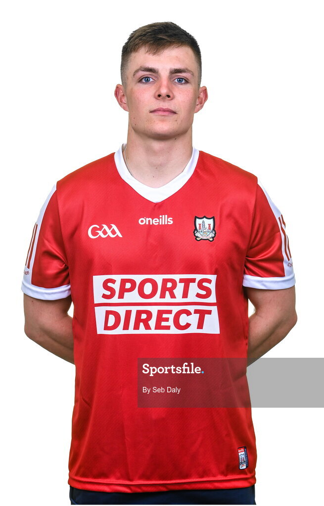17 April 2023; Brian O’Sullivan during a Cork hurling squad portraits session at Páirc Uí Chaoimh in Cork. Photo by Seb Daly/Sportsfile