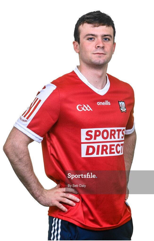 17 April 2023; Sam Quirke during a Cork hurling squad portraits session at Páirc Uí Chaoimh in Cork. Photo by Seb Daly/Sportsfile