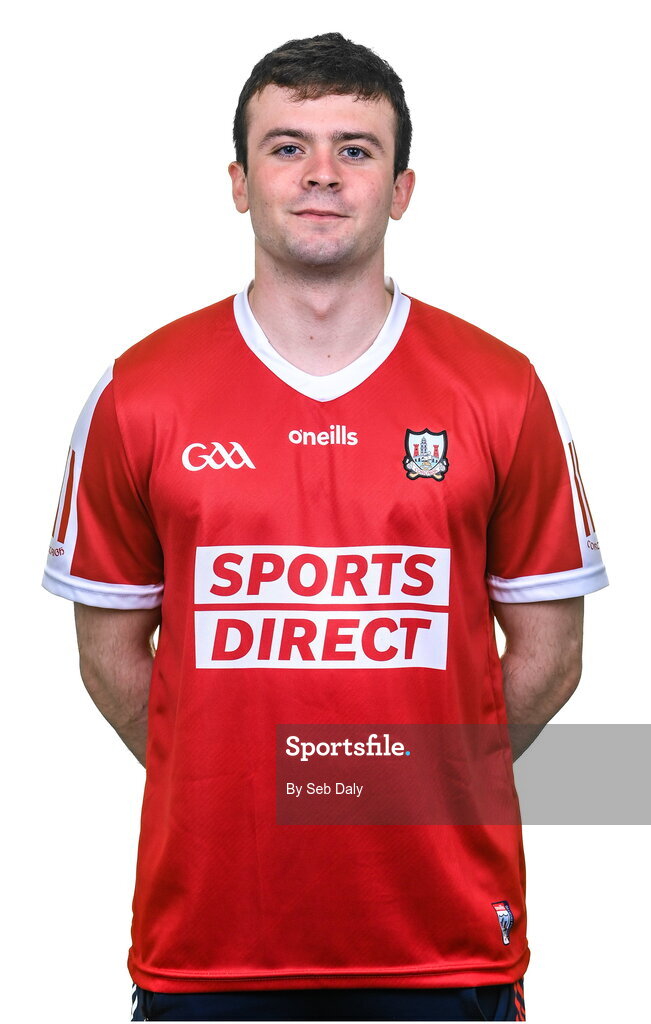 17 April 2023; Sam Quirke during a Cork hurling squad portraits session at Páirc Uí Chaoimh in Cork. Photo by Seb Daly/Sportsfile