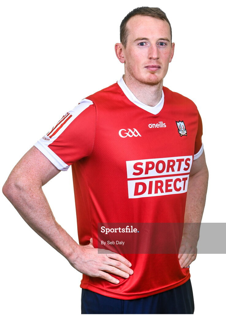 17 April 2023; Damien Cahalane during a Cork hurling squad portraits session at Páirc Uí Chaoimh in Cork. Photo by Seb Daly/Sportsfile