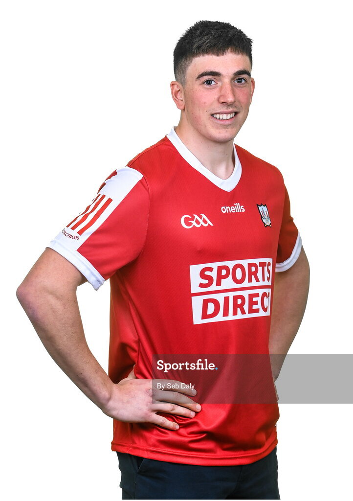 17 April 2023; Ciaran Joyce during a Cork hurling squad portraits session at Páirc Uí Chaoimh in Cork. Photo by Seb Daly/Sportsfile