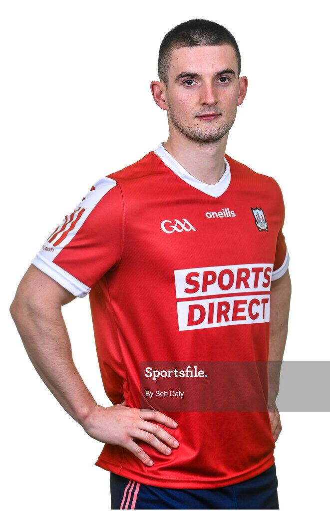 17 April 2023; Shane Kingston during a Cork hurling squad portraits session at Páirc Uí Chaoimh in Cork. Photo by Seb Daly/Sportsfile