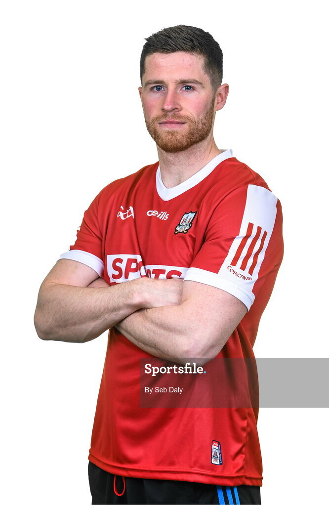 17 April 2023; Conor Lehane during a Cork hurling squad portraits session at Páirc Uí Chaoimh in Cork. Photo by Seb Daly/Sportsfile