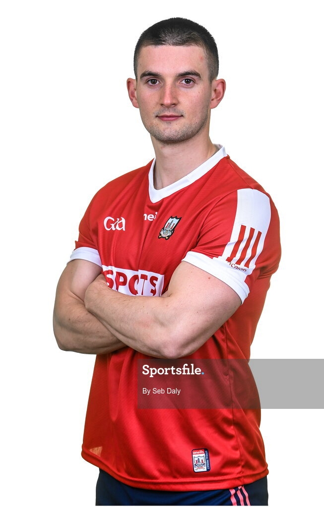 17 April 2023; Shane Kingston during a Cork hurling squad portraits session at Páirc Uí Chaoimh in Cork. Photo by Seb Daly/Sportsfile