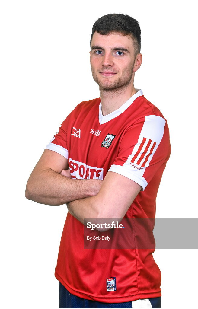 17 April 2023; Brian Hayes during a Cork hurling squad portraits session at Páirc Uí Chaoimh in Cork. Photo by Seb Daly/Sportsfile