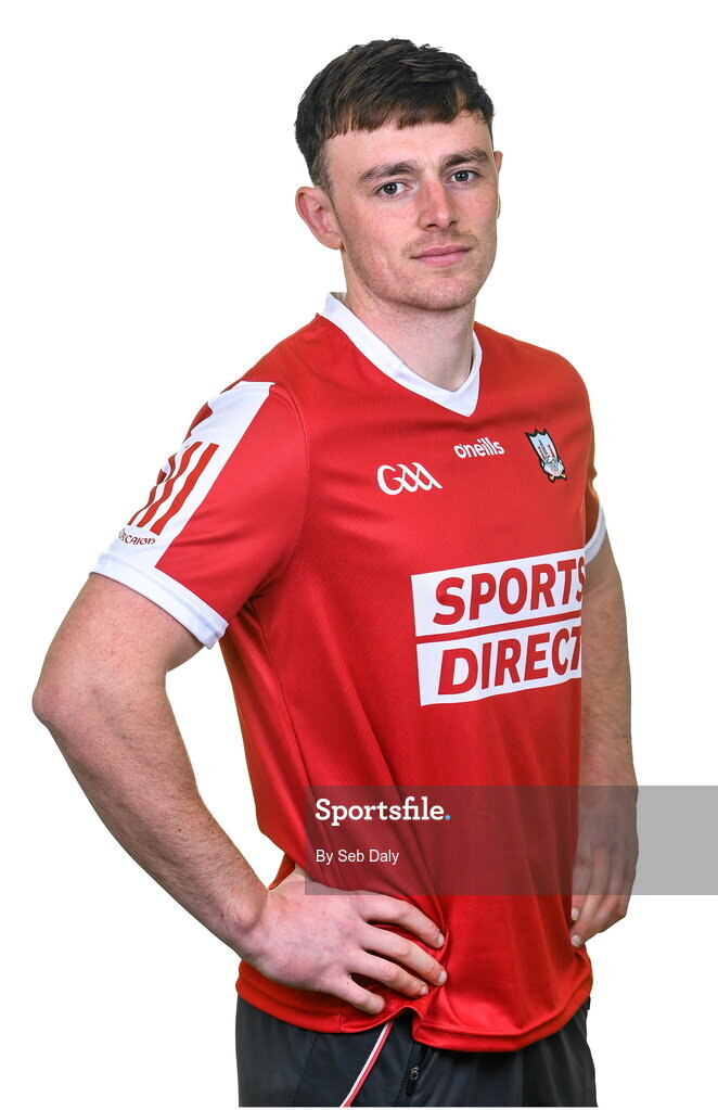 17 April 2023; Robbie O’Flynn during a Cork hurling squad portraits session at Páirc Uí Chaoimh in Cork. Photo by Seb Daly/Sportsfile