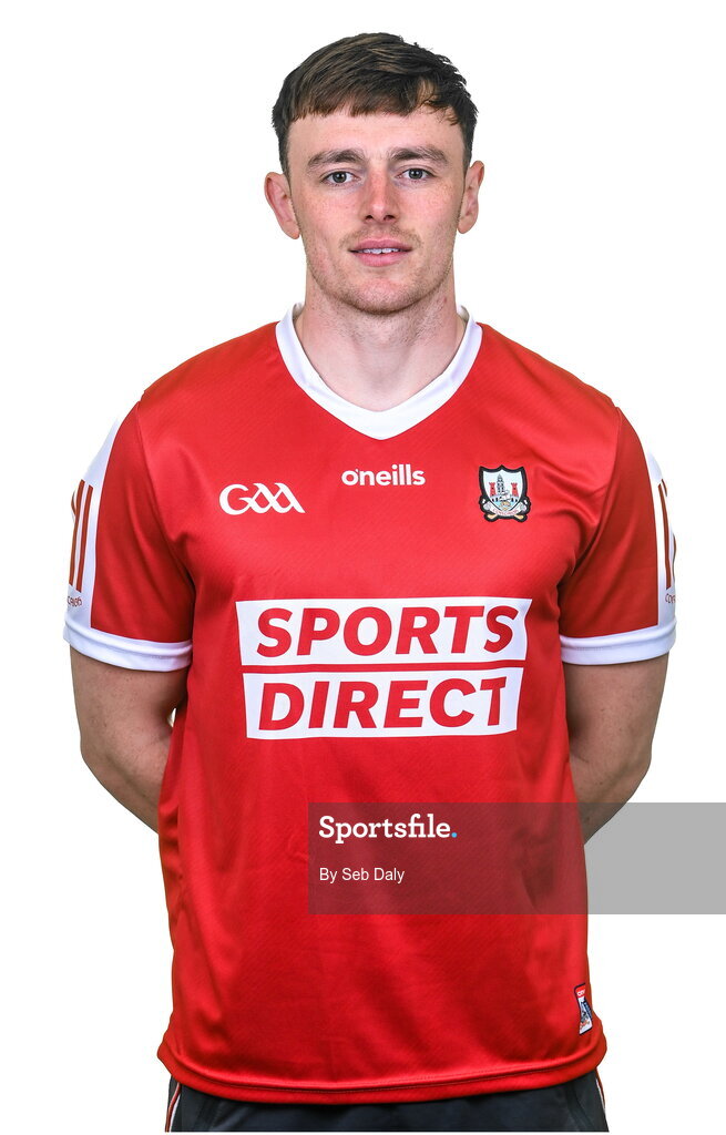 17 April 2023; Robbie O’Flynn during a Cork hurling squad portraits session at Páirc Uí Chaoimh in Cork. Photo by Seb Daly/Sportsfile