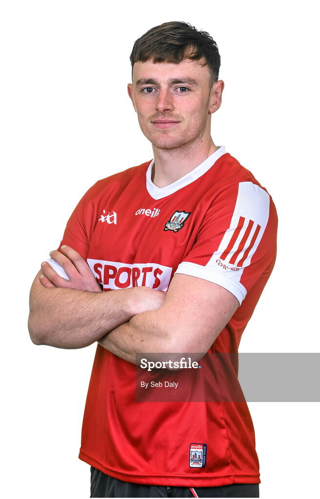 17 April 2023; Robbie O’Flynn during a Cork hurling squad portraits session at Páirc Uí Chaoimh in Cork. Photo by Seb Daly/Sportsfile