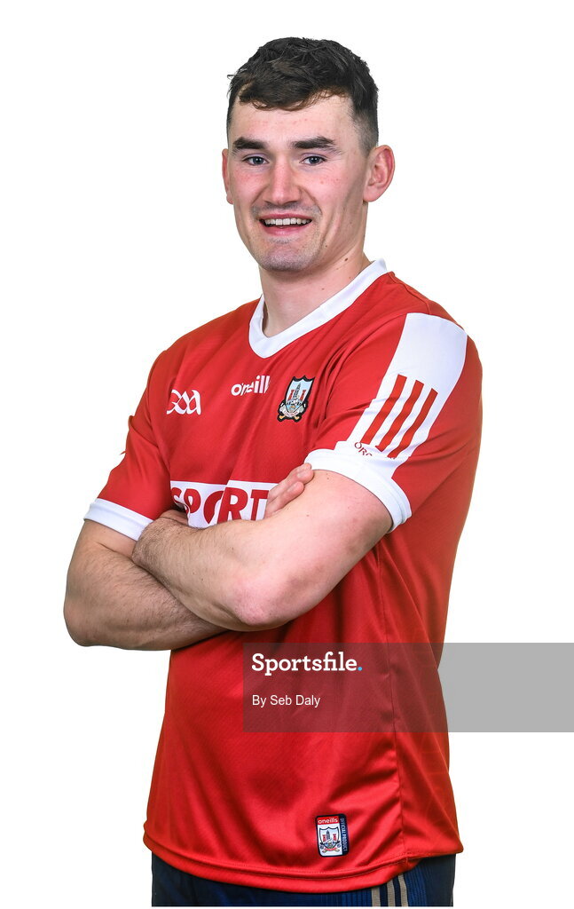 17 April 2023; Brian Roche during a Cork hurling squad portraits session at Páirc Uí Chaoimh in Cork. Photo by Seb Daly/Sportsfile