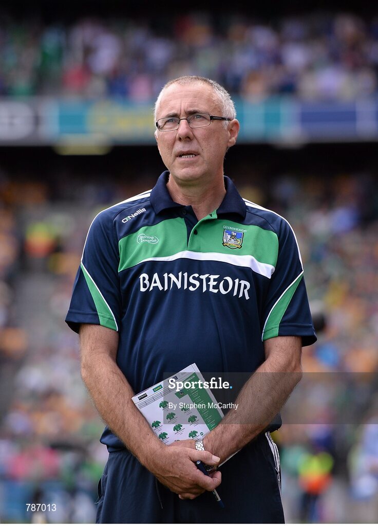 18 August 2013; Limerick manager John Allen. GAA Hurling All-Ireland Senior Championship, Semi-Final, Limerick v Clare, Croke Park, Dublin. Picture credit: Stephen McCarthy / SPORTSFILE