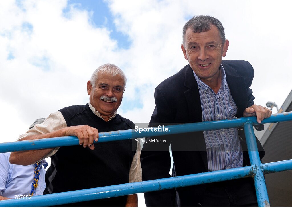 28 July 2013; Dublin County Board Chairman Andy Kettle and Dublin County Board CEO John Costello at the game. GAA Hurling All-Ireland Senior Championship, Quarter-Final, Galway v Clare, Semple Stadium, Thurles, Co. Tipperary. Picture credit: Ray McManus / SPORTSFILE