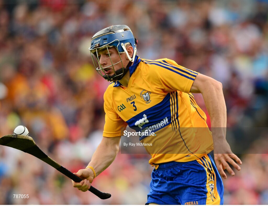 28 July 2013; David McInerney, Clare. GAA Hurling All-Ireland Senior Championship, Quarter-Final, Galway v Clare, Semple Stadium, Thurles, Co. Tipperary. Picture credit: Ray McManus / SPORTSFILE