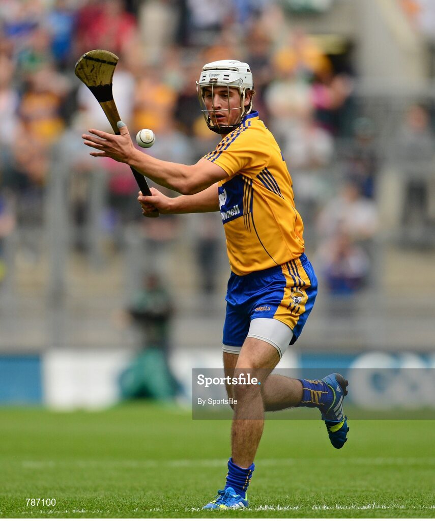 18 August 2013; Patrick O'Connor, Clare. GAA Hurling All-Ireland Senior Championship, Semi-Final, Limerick v Clare, Croke Park, Dublin. Photo by Sportsfile