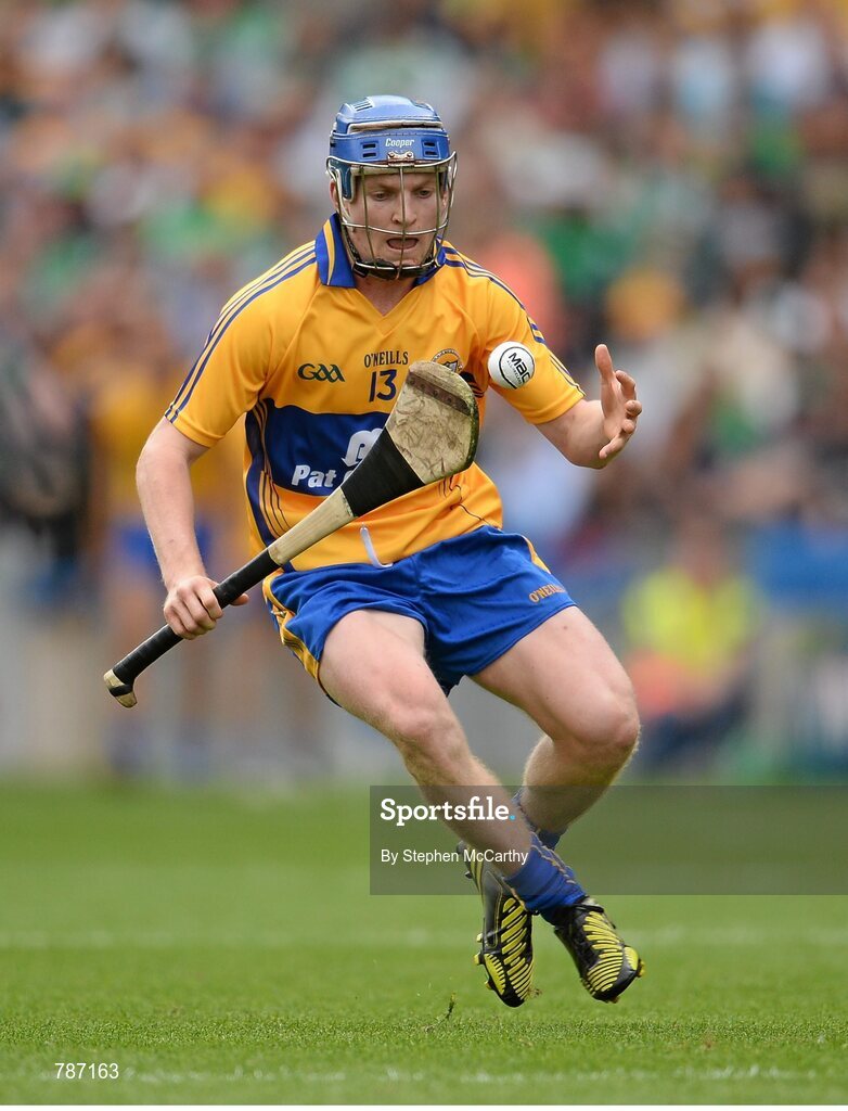 18 August 2013; Pádraic Collins, Clare. GAA Hurling All-Ireland Senior Championship, Semi-Final, Limerick v Clare, Croke Park, Dublin. Picture credit: Stephen McCarthy / SPORTSFILE