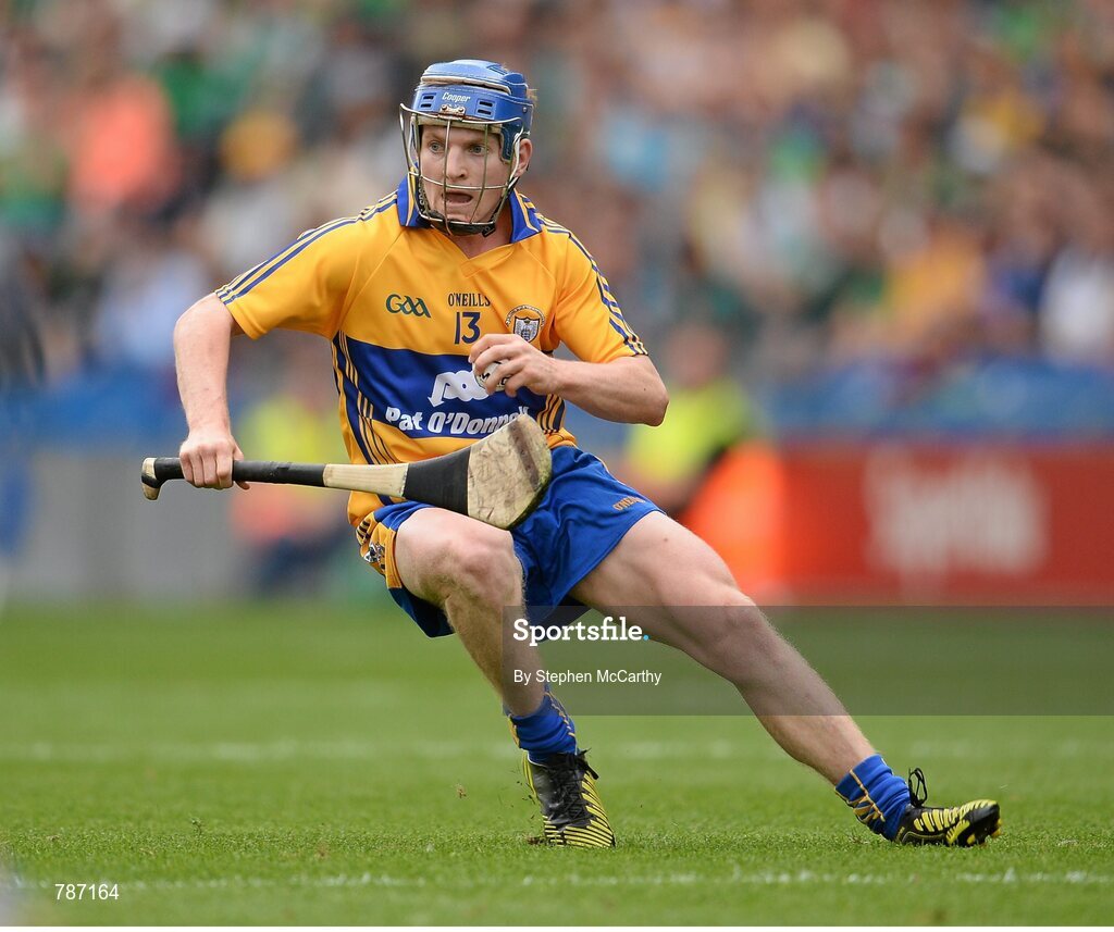18 August 2013; Pádraic Collins, Clare. GAA Hurling All-Ireland Senior Championship, Semi-Final, Limerick v Clare, Croke Park, Dublin. Picture credit: Stephen McCarthy / SPORTSFILE