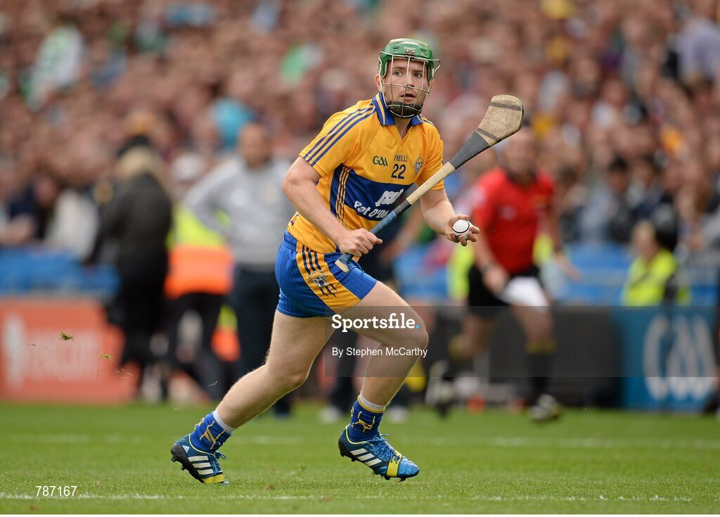 18 August 2013; Cathal McInerney, Clare. GAA Hurling All-Ireland Senior Championship, Semi-Final, Limerick v Clare, Croke Park, Dublin. Picture credit: Stephen McCarthy / SPORTSFILE