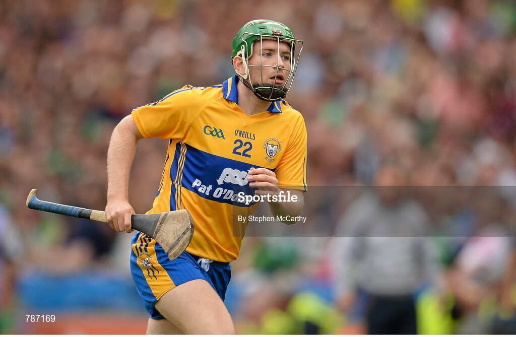 18 August 2013; Cathal McInerney, Clare. GAA Hurling All-Ireland Senior Championship, Semi-Final, Limerick v Clare, Croke Park, Dublin. Picture credit: Stephen McCarthy / SPORTSFILE