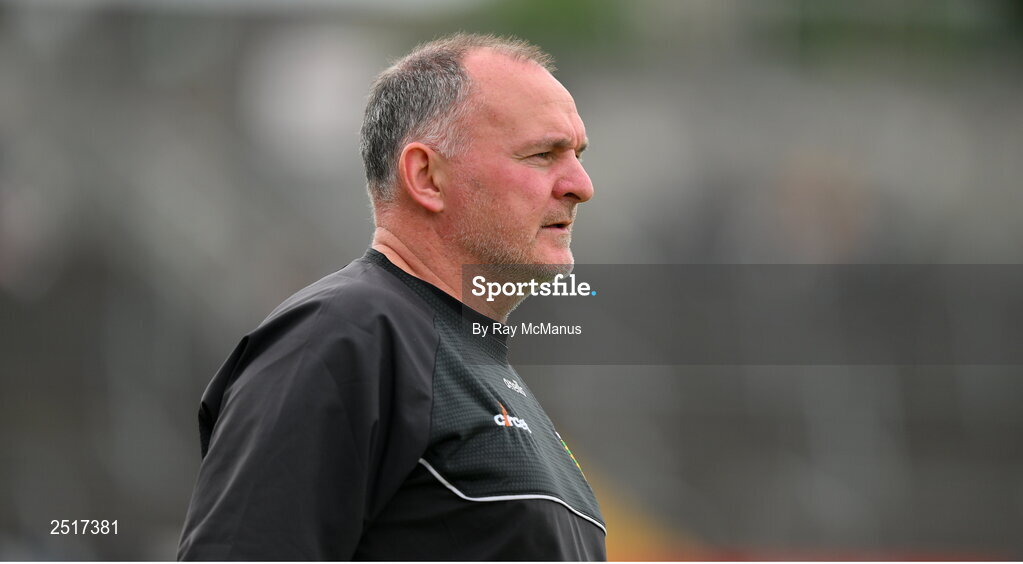 20 May 2023; Donegal manager Aidan O'Rourke during the last minutes of the GAA Football All-Ireland Senior Championship Round 1 match between Clare and Donegal at Cusack Park in Ennis, Clare. Photo by Ray McManus/Sportsfile