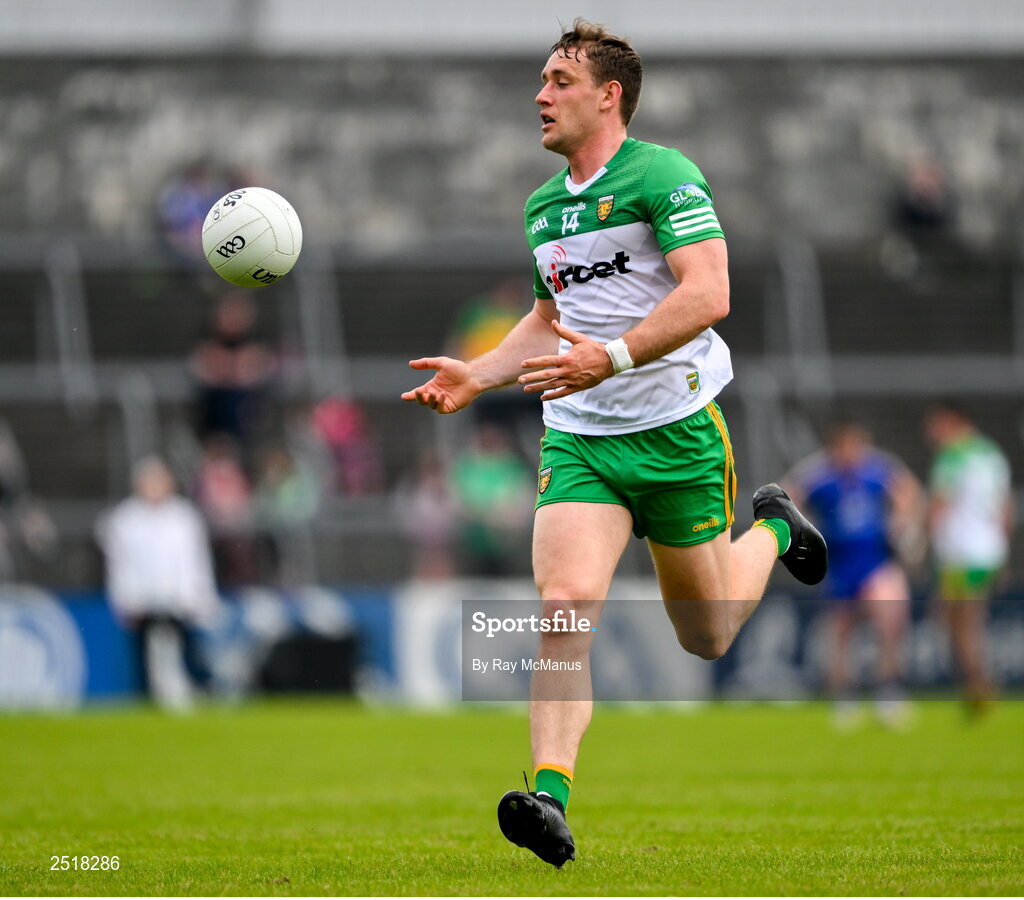 20 May 2023; Hugh McFadden of Donegal during the GAA Football All-Ireland Senior Championship Round 1 match between Clare and Donegal at Cusack Park in Ennis, Clare. Photo by Ray McManus/Sportsfile