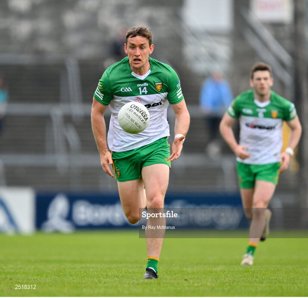 20 May 2023; Hugh McFadden of Donegal during the GAA Football All-Ireland Senior Championship Round 1 match between Clare and Donegal at Cusack Park in Ennis, Clare. Photo by Ray McManus/Sportsfile