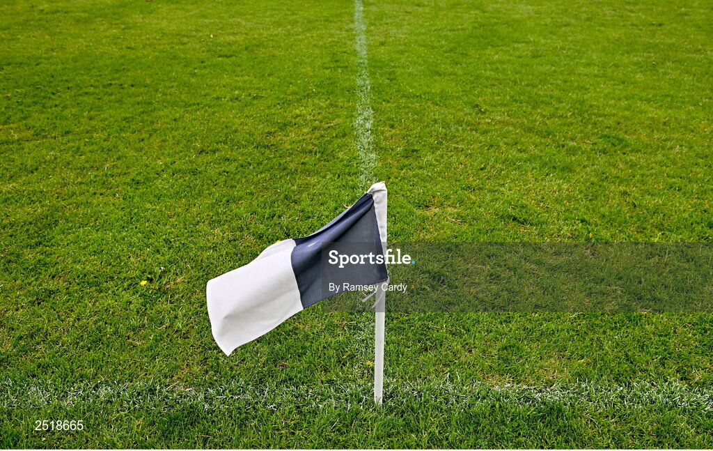 21 May 2023; A general view of a sideline flag before the GAA Football All-Ireland Senior Championship Round 1 match between Sligo and Kildare at Markievicz Park in Sligo. Photo by Ramsey Cardy/Sportsfile