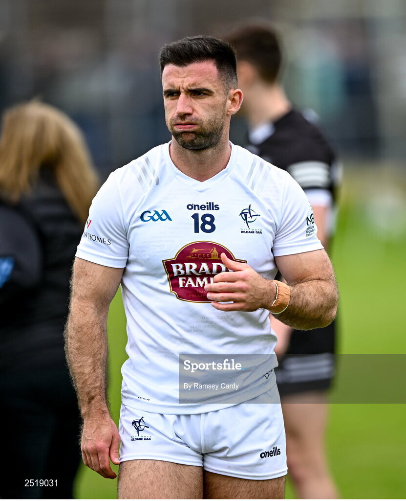 21 May 2023; Ryan Houlihan of Kildare after his side's draw in the GAA Football All-Ireland Senior Championship Round 1 match between Sligo and Kildare at Markievicz Park in Sligo. Photo by Ramsey Cardy/Sportsfile