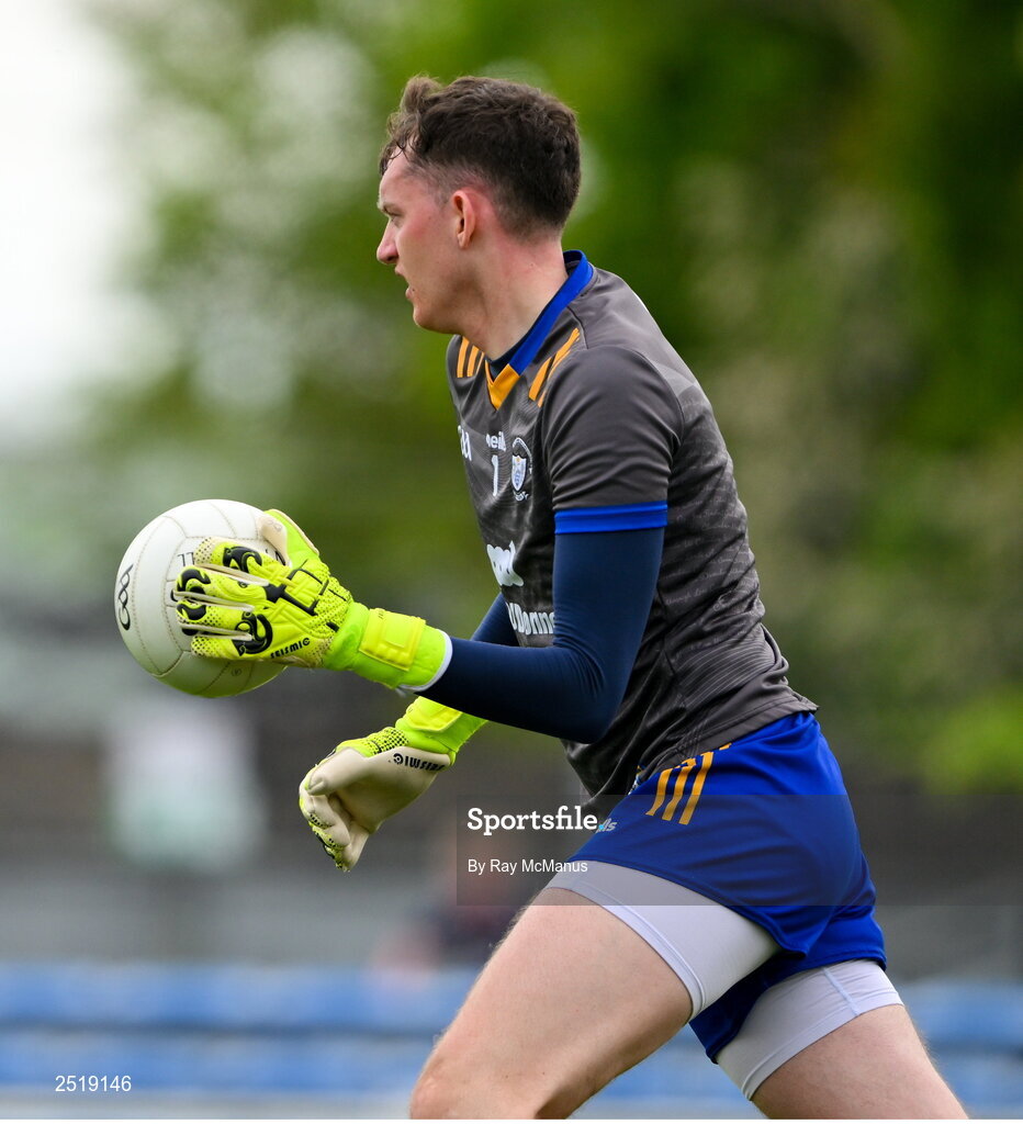 20 May 2023; Clare goalkeeper Stephen Ryan during the GAA Football All-Ireland Senior Championship Round 1 match between Clare and Donegal at Cusack Park in Ennis, Clare. Photo by Ray McManus/Sportsfile