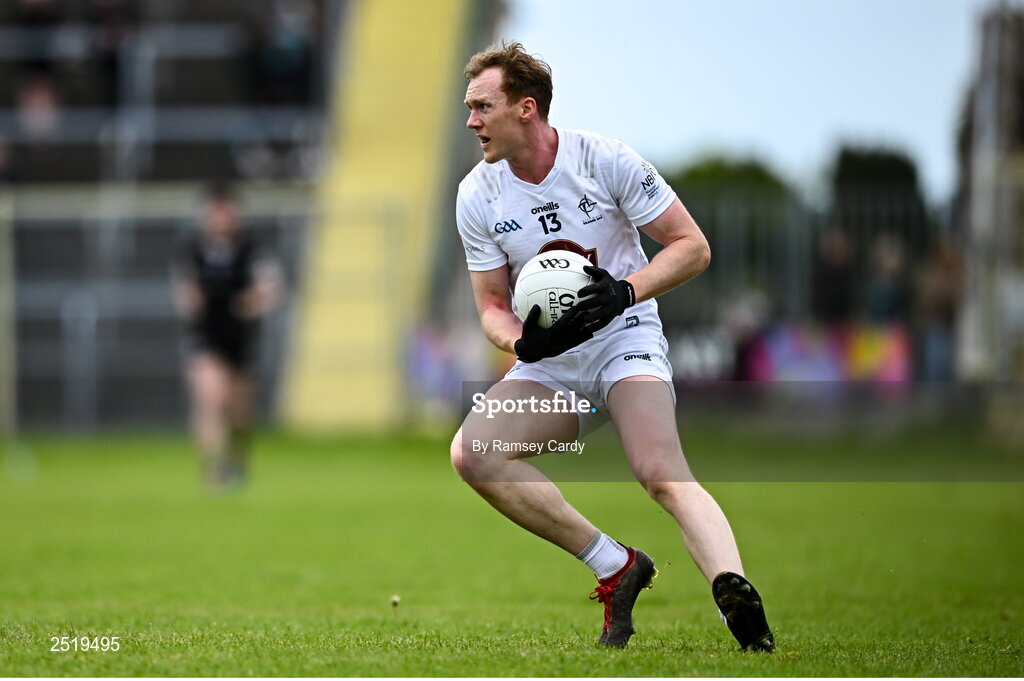 21 May 2023; Paul Cribbin of Kildare during the GAA Football All-Ireland Senior Championship Round 1 match between Sligo and Kildare at Markievicz Park in Sligo. Photo by Ramsey Cardy/Sportsfile