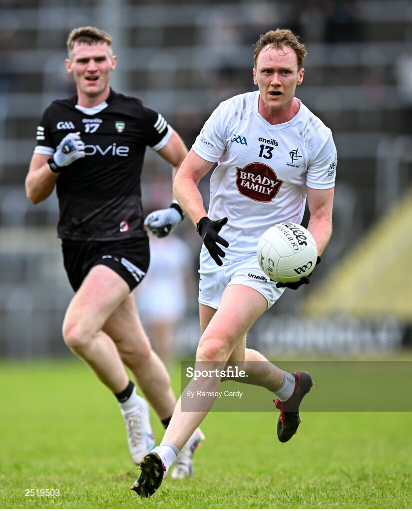 21 May 2023; Paul Cribbin of Kildare during the GAA Football All-Ireland Senior Championship Round 1 match between Sligo and Kildare at Markievicz Park in Sligo. Photo by Ramsey Cardy/Sportsfile