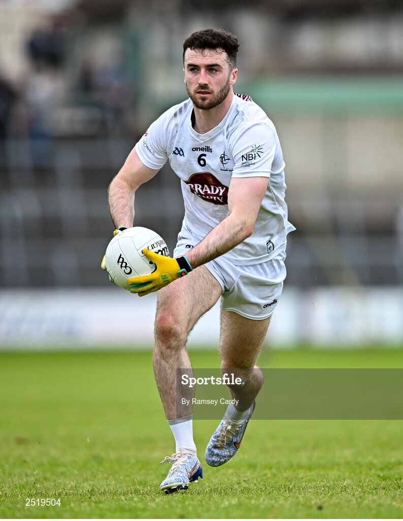 21 May 2023; Kevin Flynn of Kildare during the GAA Football All-Ireland Senior Championship Round 1 match between Sligo and Kildare at Markievicz Park in Sligo. Photo by Ramsey Cardy/Sportsfile